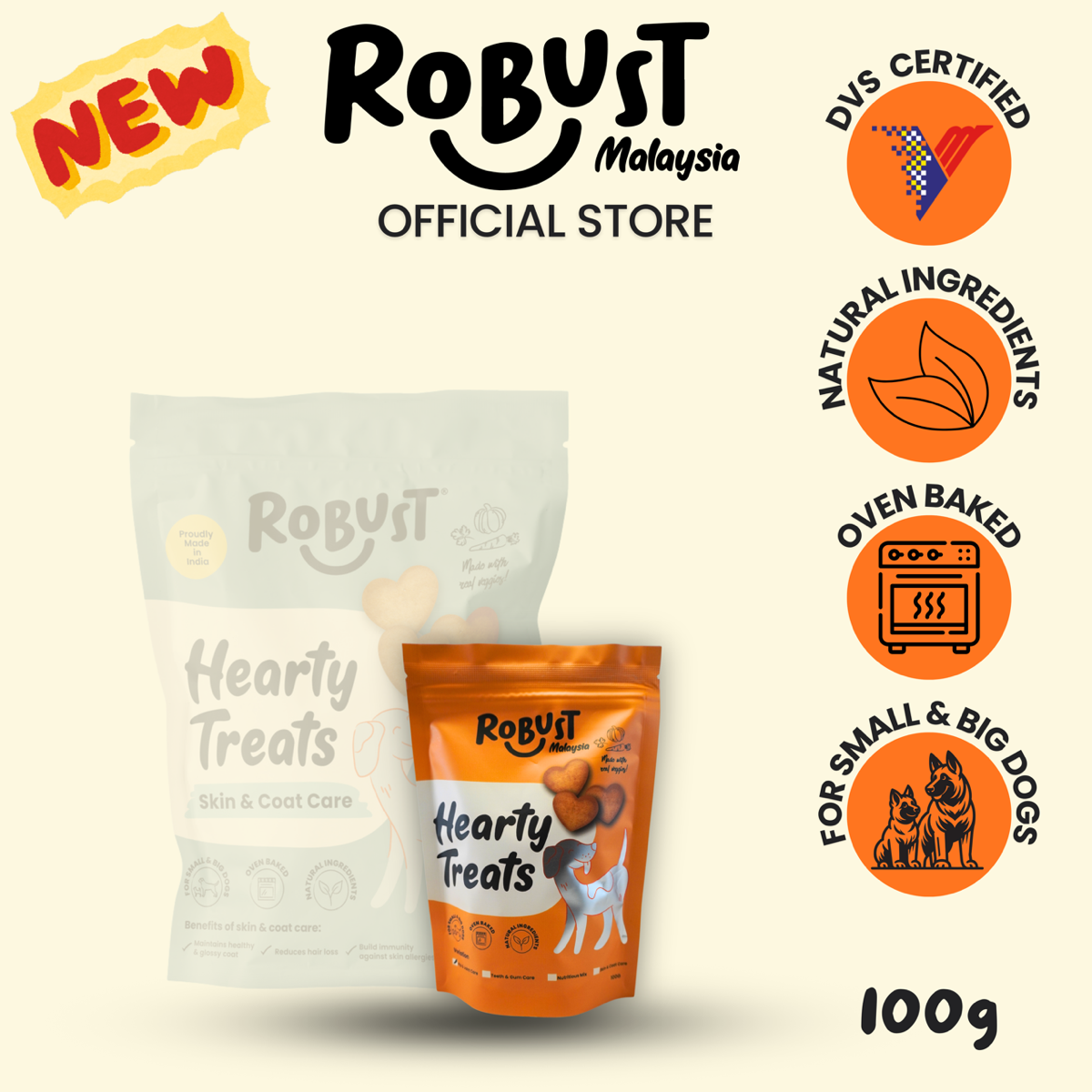Robust Skin and Coat Care 100g pack